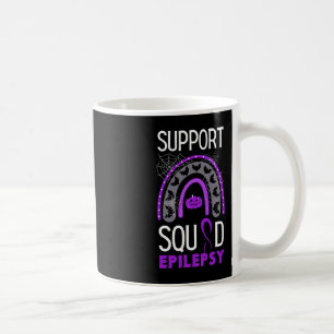 Mug Epilepsie Violet Sensibilisation Équipe de ruban H