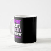Mug Epilepsy Awareness Epileptic Warrior Survivor 1 (Devant gauche)