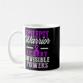 Mug Epilepsy Awareness Epileptic Warrior Survivor 11 (Gauche)