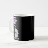 Mug Epilepsy Awareness Faith Hope Love Flower Elephant (Devant gauche)