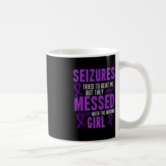 Mug Epilepsy Seizure Neurological Disorder Purple Ribb (Droite)
