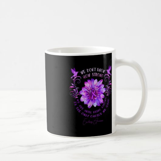 Mug EPILEPSY SENSIBILISATION Flower Nous ne savons pas (Droite)
