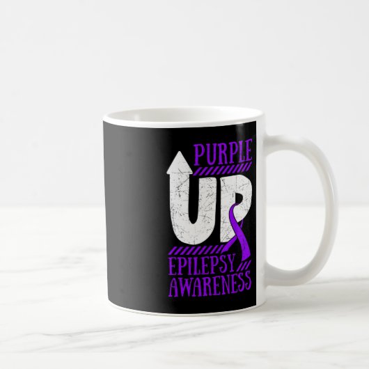 Mug Epilepsy Warrior Day Epileptic Ribbon Epilepsia Pu (Droite)