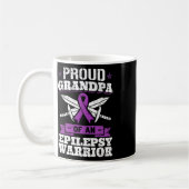 Mug Epilepsy Warrior Grandpa Epileptic Seizure Disorde (Gauche)