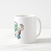 Mug Épinard de Popeye (Devant droit)
