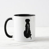 Mug Épine de race de chien de Rhodesian Ridgeback (Gauche)