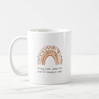 Mug Épingle à bouton arc-en-ciel bohème