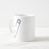 Mug Épingle de Sûreté Protestation Silencieuse (Devant gauche)