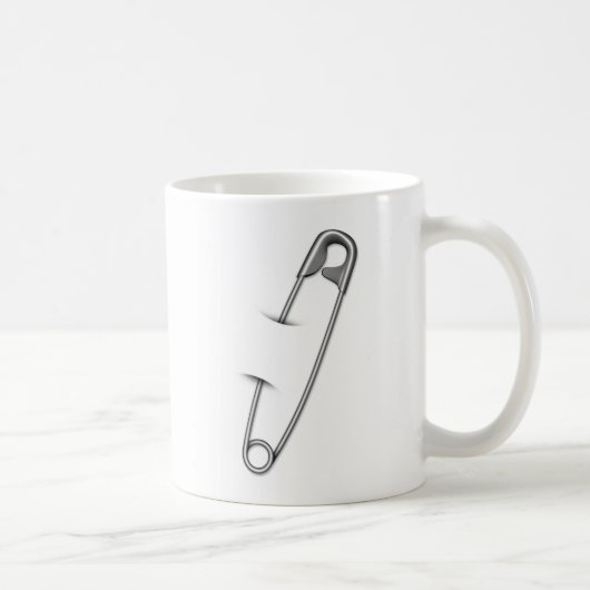 Mug Épingle de Sûreté Protestation Silencieuse (Droite)