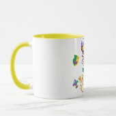 Mug Épis Fleur de lis Mardi Gras (Gauche)