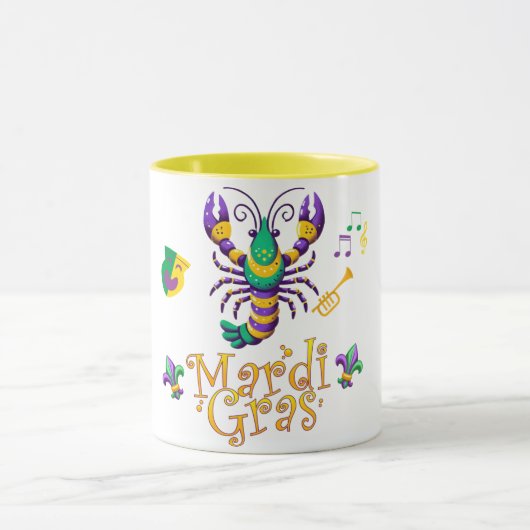 Mug Épis Fleur de lis Mardi Gras (Centre)