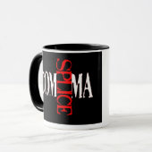 Mug Épissure de virgule (Devant gauche)