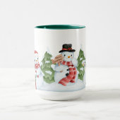 Mug Épote de café avec de sucrées de neige (Centre)