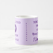 Mug Épouse 10 ans de mariage année pourpre (Centre)