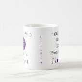 Mug Épouse 25 ans de mariage année pourpre (Centre)
