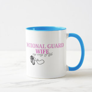 Mug Épouse de garde nationale, mon mode de vie