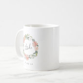 Mug Épouse de gerbe florale du milieu de l'été (Devant gauche)