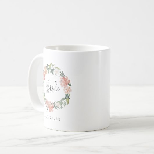 Mug Épouse de gerbe florale du milieu de l'été (Devant gauche)