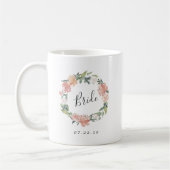 Mug Épouse de gerbe florale du milieu de l'été (Gauche)