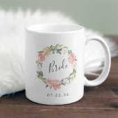 Mug Épouse de gerbe florale du milieu de l'été