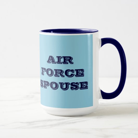 Mug Épouse de la Force aérienne (Droite)
