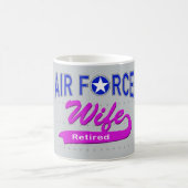 Mug Épouse de l'Armée de l'Air retirée (Centre)