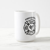 Mug Épouse de sapeurs-pompiers (Devant droit)