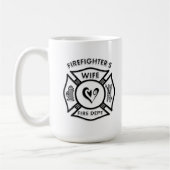 Mug Épouse de sapeurs-pompiers (Gauche)