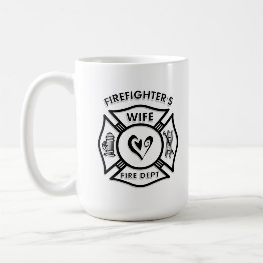 Mug Épouse de sapeurs-pompiers (Gauche)