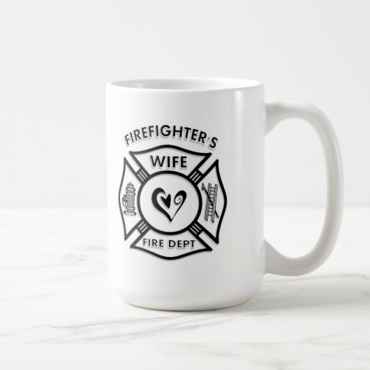 Mug Épouse de sapeurs-pompiers (Droite)