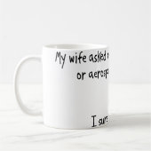 Mug Épouse de sélection ou ingénierie aérospatiale (Gauche)