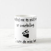 Mug Épouse de sélection ou naviguer au schnorchel (Centre)