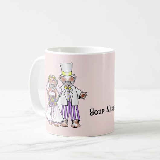 Mug Épouse d'ours et mariage de chambre (Devant gauche)