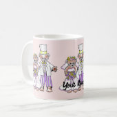 Mug Épouse d'ours et mariage de chambre (Devant gauche)