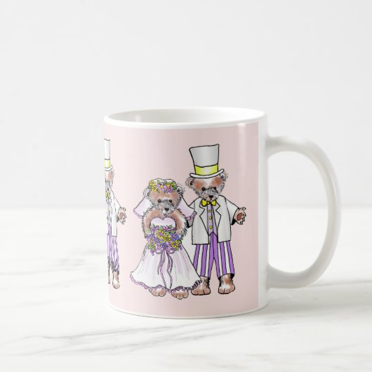 Mug Épouse d'ours et mariage de chambre (Droite)