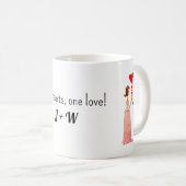 Mug Épouse et fantasque en Mariage d'amour (Devant droit)