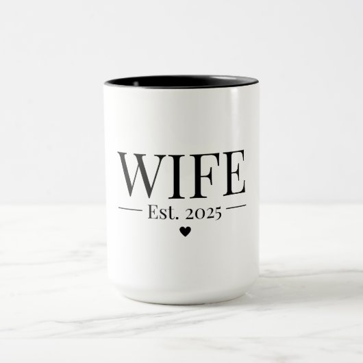 Mug Épouse établie 2025 (Centre)