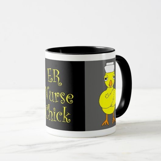 Mug Épouse infirmière (Devant droit)