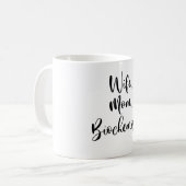 Mug Épouse. Maman. Biochimiste. (Devant gauche)