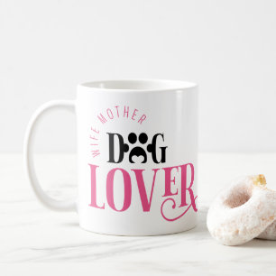 Mug Épouse mère amoureuse de chien Cadeau pour maman d