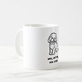 Mug Épouse, mère, amoureuse des chiens (Devant gauche)