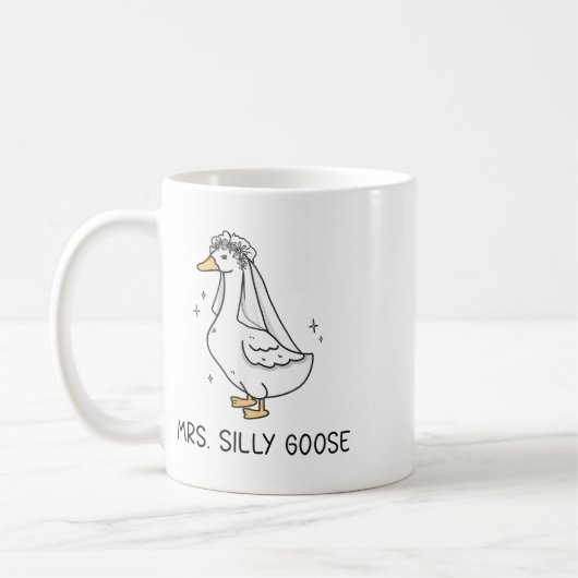 Mug Épouse Pour Être Mariage Épouse Silly Épouse Goose (Gauche)