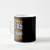Mug Épouse - Se sentir vieux remarquer que le mari est (Devant gauche)