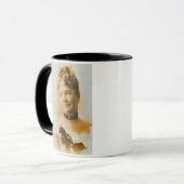 Mug Épouses de Custer de lard d'Elizabeth 1842-1933) (Devant gauche)