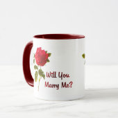 Mug Épousez-moi (Devant gauche)