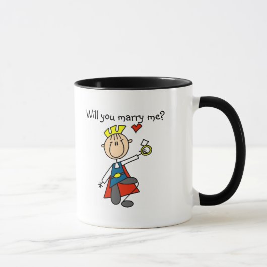 Mug Épousez-moi des T-shirts et des cadeaux de (Droite)
