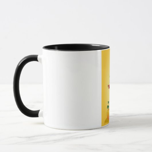 Mug Épouvantail Avec Musique Citrouille (Gauche)