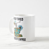 Mug épuisé dopé au café (Devant gauche)