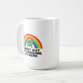 Mug Épuisé mais qui tient le coup (Devant gauche)