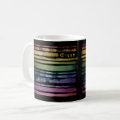 Mug Equality Love Rainbow Brush Strokes LGBTQ ID656 (Devant gauche)